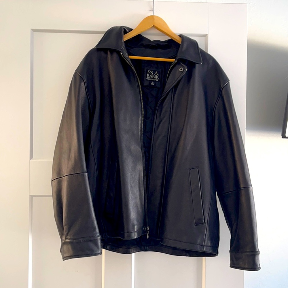 Jos. A. Bank genuine leather coat